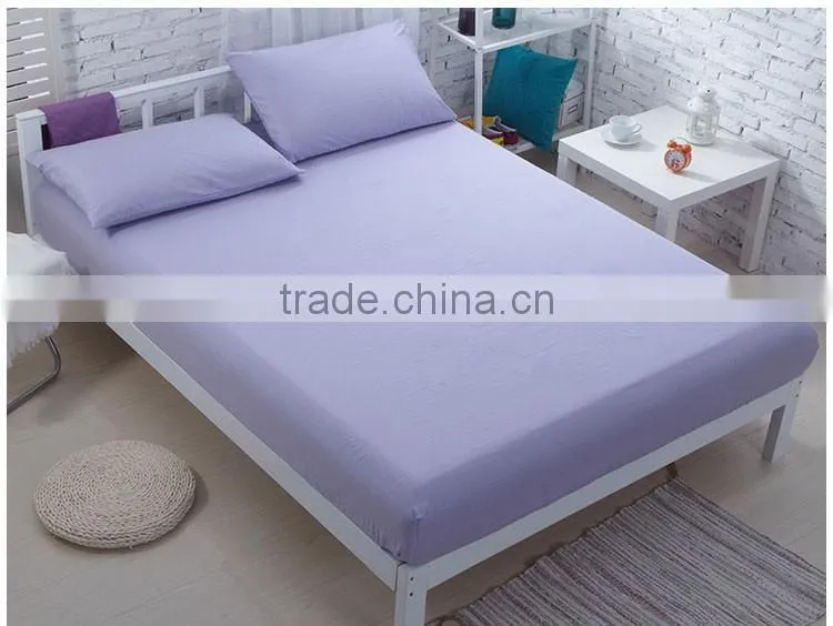 Yellow Or Red Colored Polyester Knit Waterproof Mattress Protector