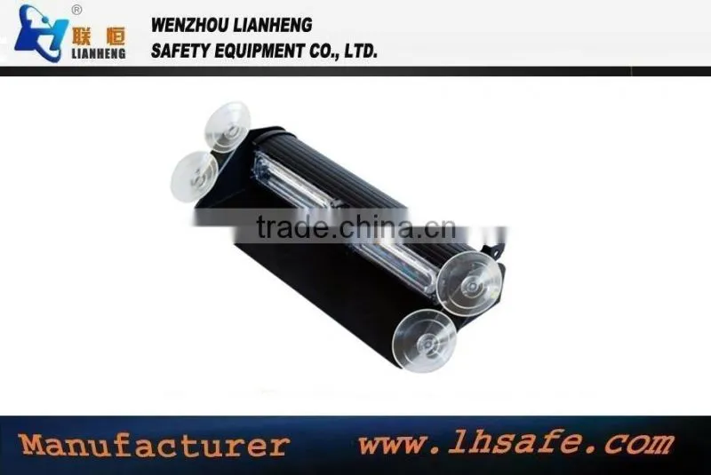 12 LED Emergency Vehicle Dash Warning Strobe Flash Light with suction cups LTDG81W-B