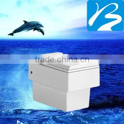 Sanitary Ware Ceramic Square Wall-hung Toilet