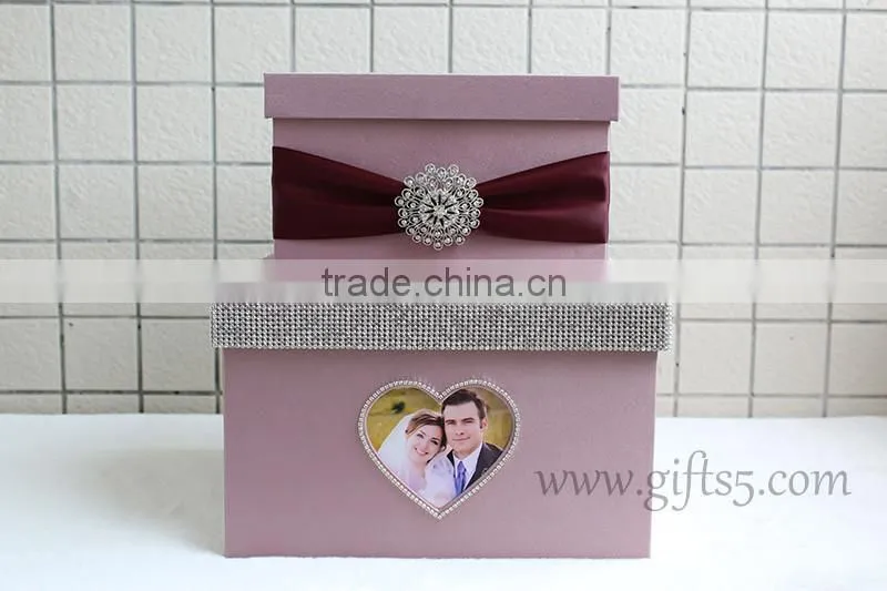Elegant wedding box for cards wholesale