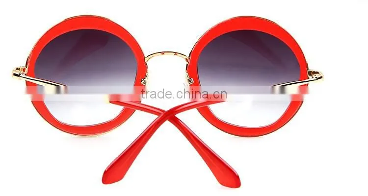 ADE WU reminiscent wholesale metal temple sunglass round SMU 12NS