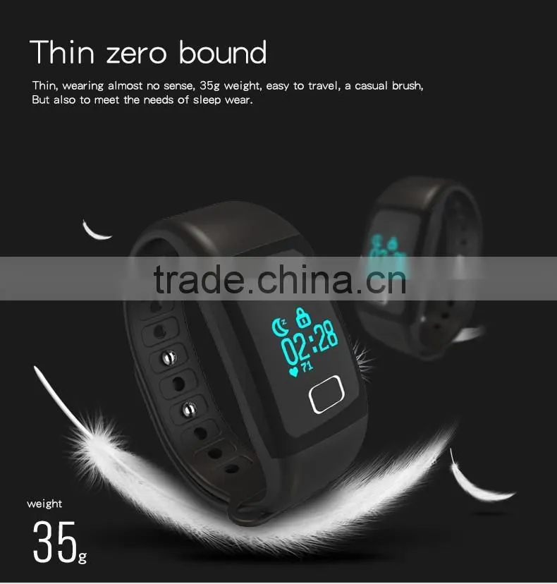smart wristband heart rate monitor smart bracelet Bluetooth Pedometer for smart phone long stand by