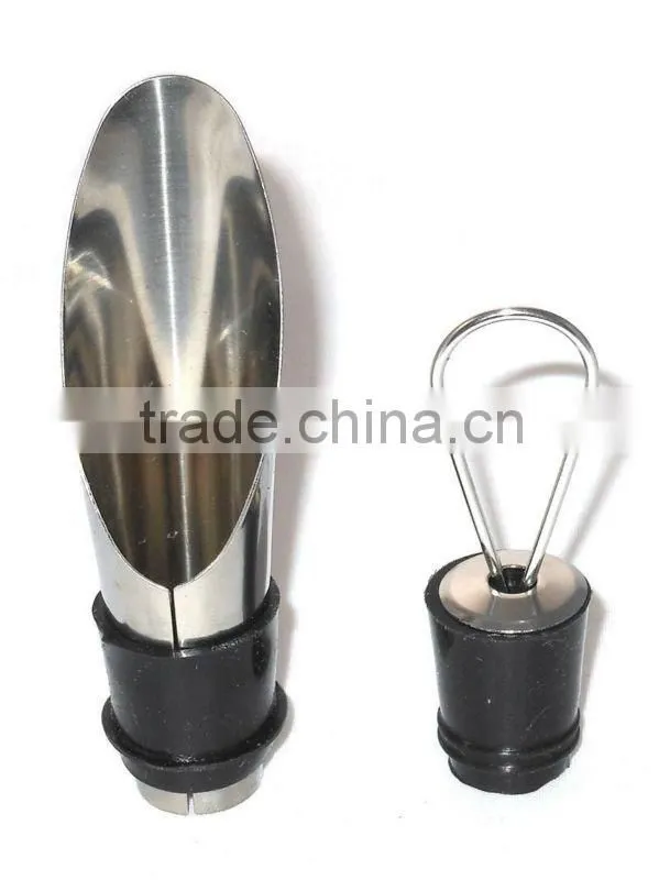 measured pourer,bottle pourer,wine bottle pour,plastic wine pourer,red wine pourer,pourer for bottles,wine metal