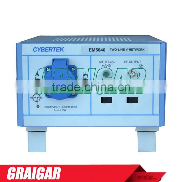 The EM5040 artificial mains network is a product needing to be used in EMI testing