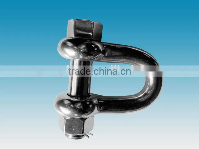 Drop Forged G2150 U.S Type D Shackle, Galvanized D Shackle, 316 D Shackle