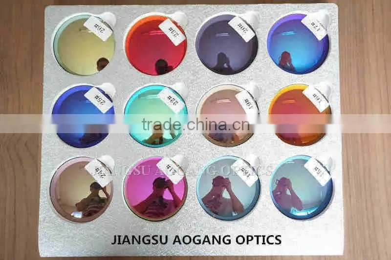 1.56 mirror/revo tinted lens eye color lens