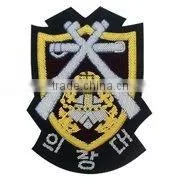 Customized India silk embroidery badge