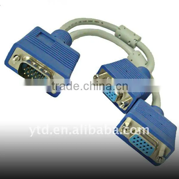 black color high speed dvi to vga adapter
