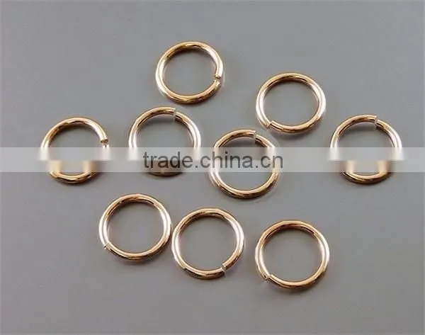 rose gold plated stainless steel hoop jewelry charms
