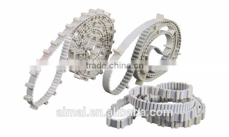Special PU timing belt set with cleats