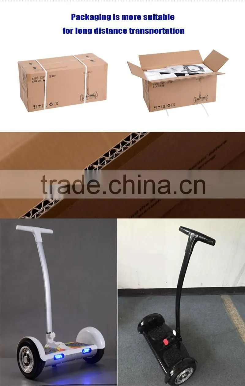 Hot sale smart self balancing electric chariot with factory price