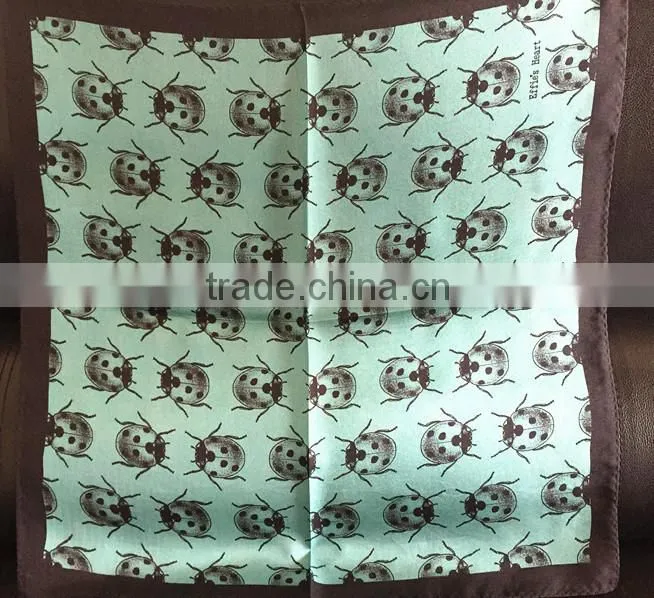 2016 new arrival luxury digital printing 100% twill silk scarf