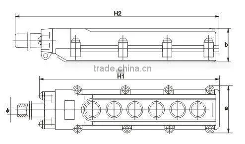 crane switch COB, 6 buttons electrical hoist switch ,marks on buttons can be changed C3-62A