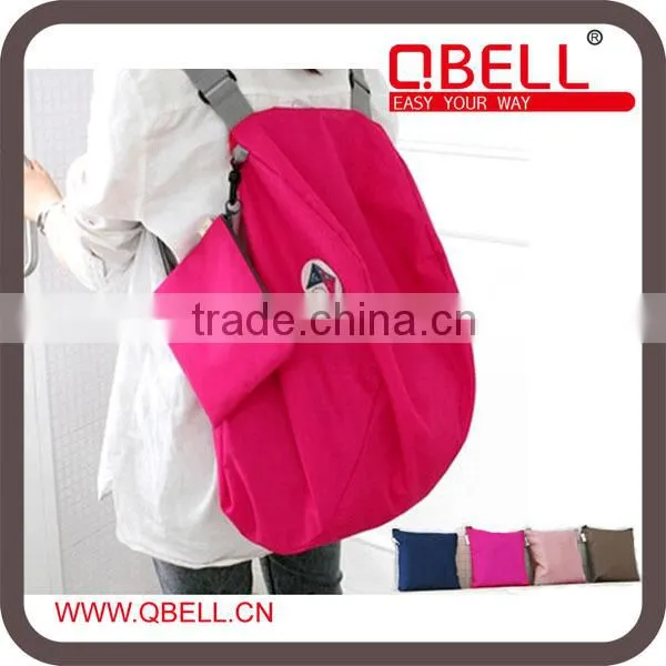 3-way easy to carry waterproof foldable travel backpack/bag