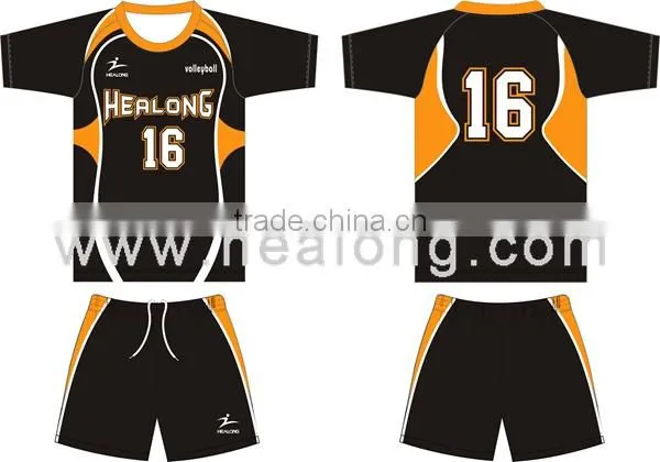 100%polyester custom logo volleyball clothing creen printing