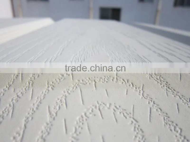 Wood grain white primer molded door skin