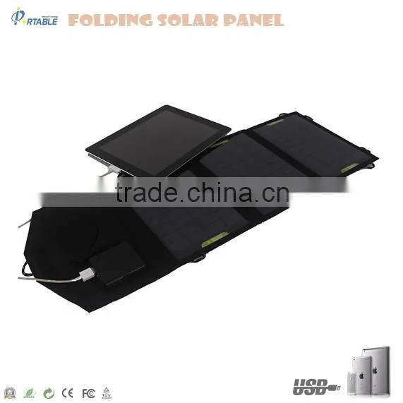 10.5w solar phone charger bag with high efficiency