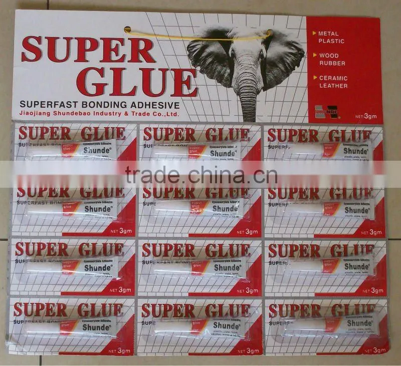 elephant super glue bonding fast
