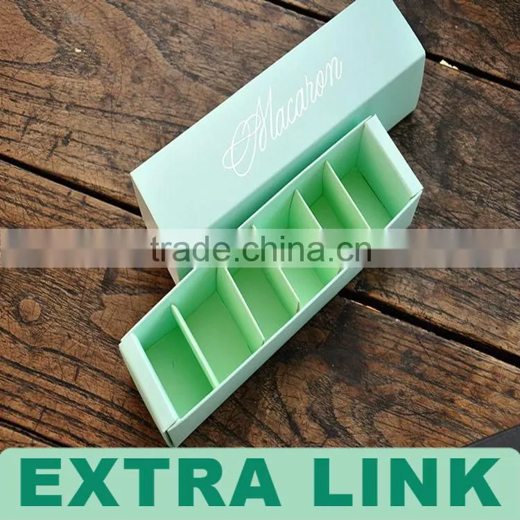 High Quality Macaron Paper Box With Insert Tray For 12 Macarons