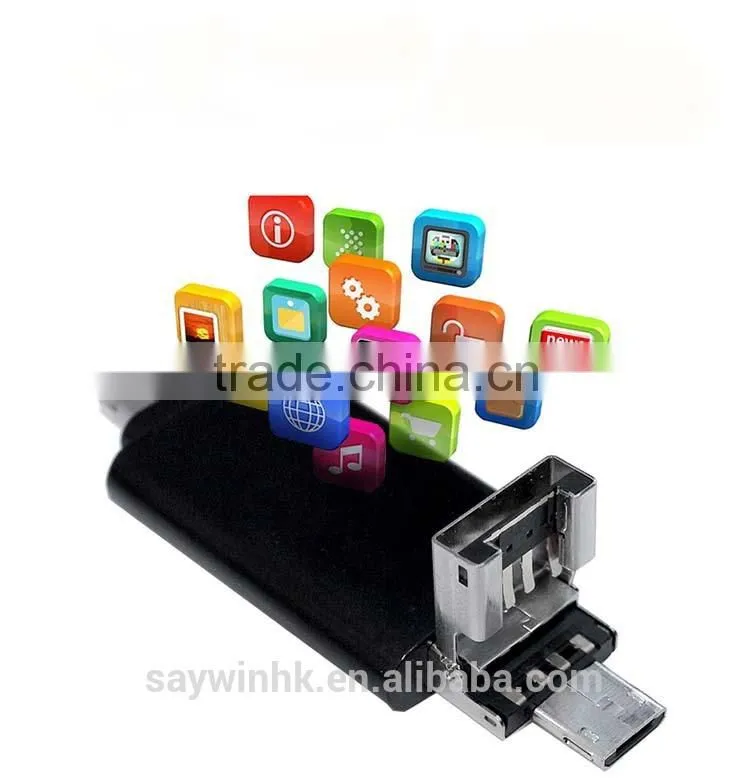 High speed bulk cheap 3 in 1usb flash drives OTG for iPhone/Android/pc