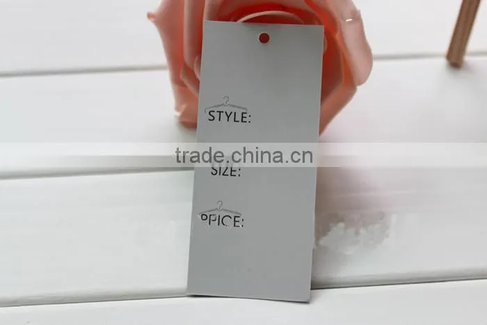 paper garment swing hanging tag