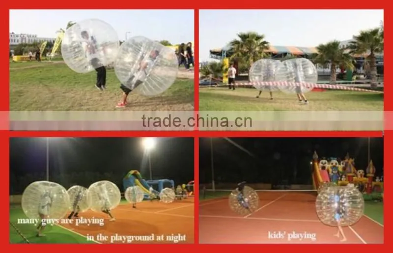 Fast Delivery 1.0mm PVC/TPU Inflatable Knocker balls, Bubble Ball