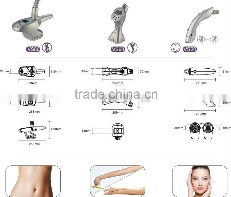 Beauty Device Quick Slim Weight Loss Used Beauty Salon Equipment For Sale / Cellulite Suction Massager
