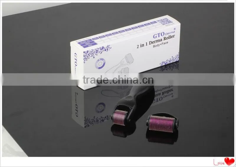 Derma Roller 0.5mm + 1.0mm FULL FACE AND BODY KIT 2 in 1 Derma Roller