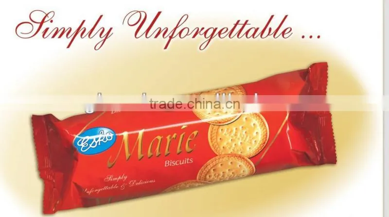 75g &150g Marie Biscuits Crisp Round Milk & Coffee Flavors