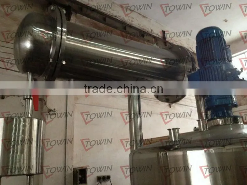 1500L SS304 mixing tanks with condenser