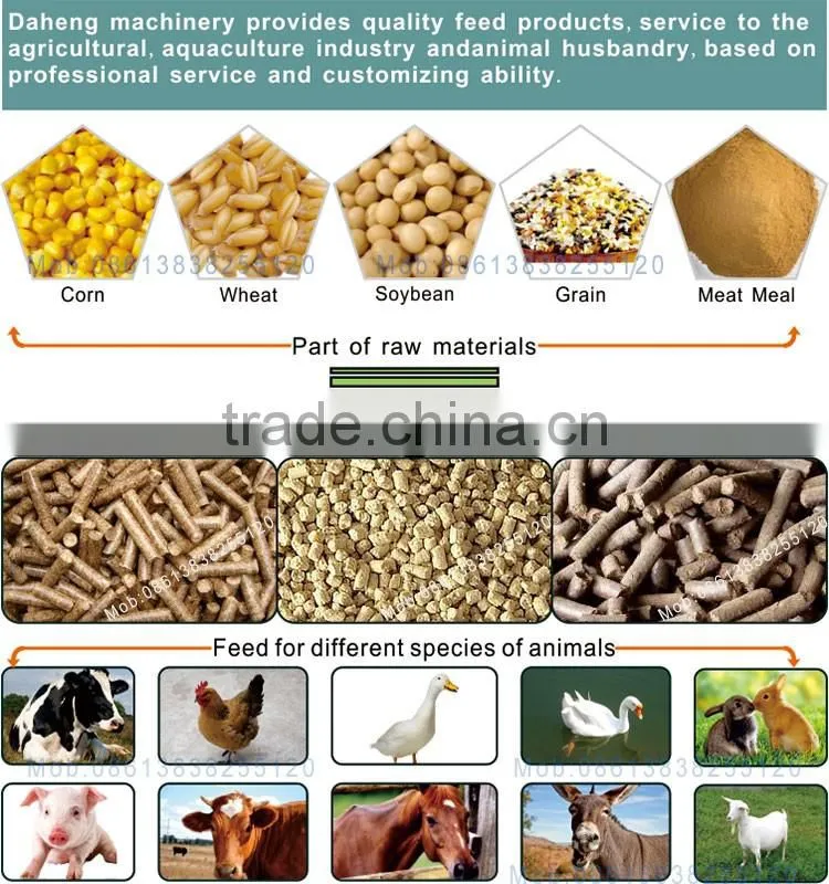 China Supplier small rabbit feed pellet machine