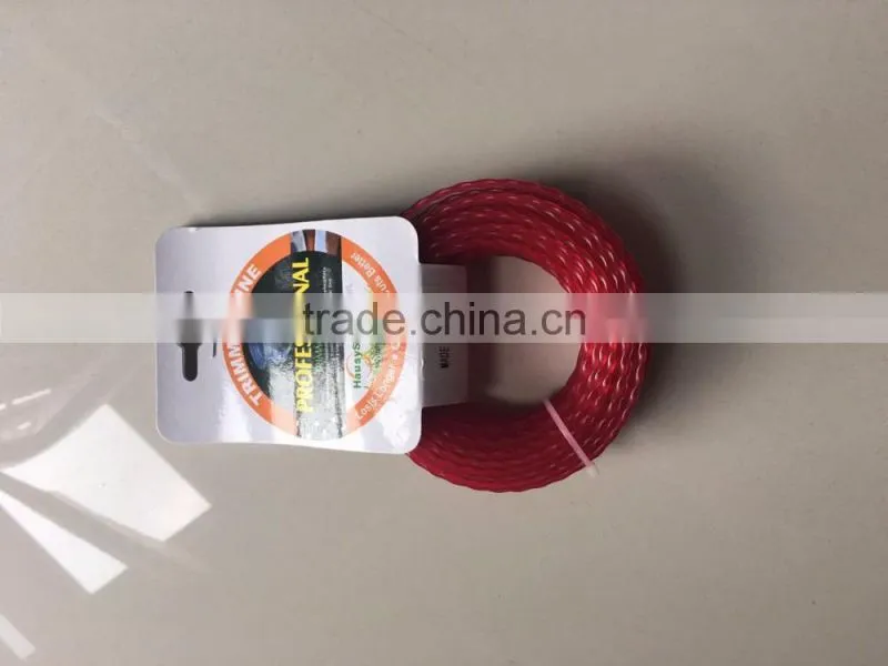 Green Quiet round twist square twist saw line Nylon grass trimmer line