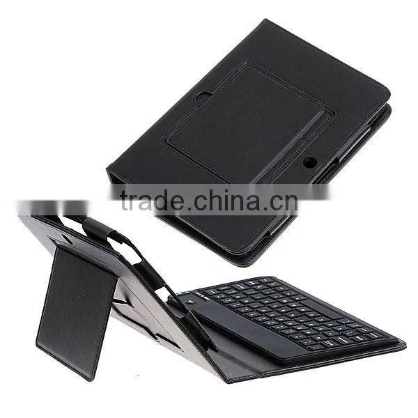 Folding Wireless Bluetooth Keyboard + PU Leather Case for 7 inch BlackBerry playbook