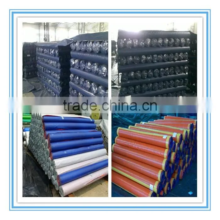 Vinyl coated fabric for outdoor & hunting products pe coated tarpaulin , tarpaulin roll 2*100m size in different color