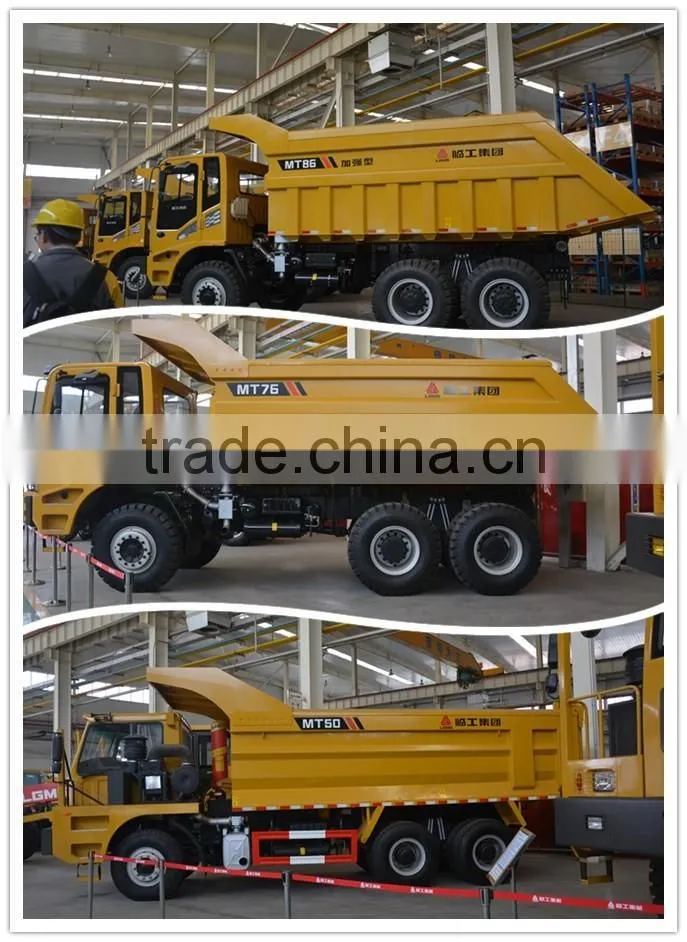 China LGMG dump truck for sale in myanmar ,86T MT86