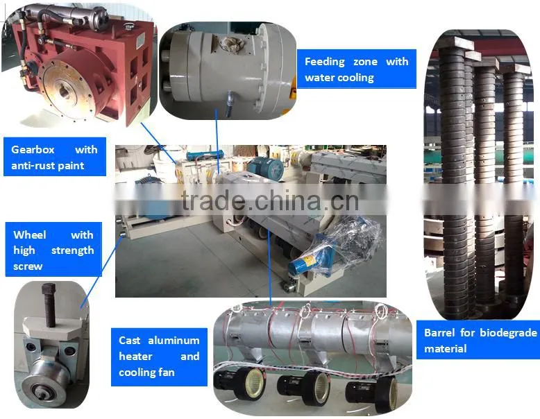 plastic film making machine for biodegradable film