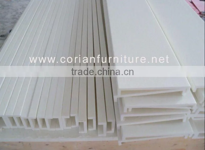 Corianfurniture Hi Macs made solid surface home bookcase