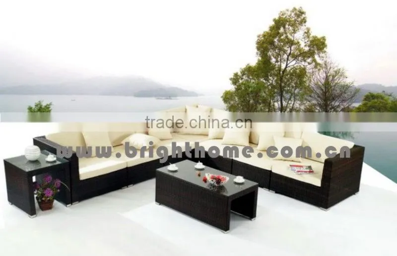 Ourdoor Rattan Two Seaters Sofa Bed