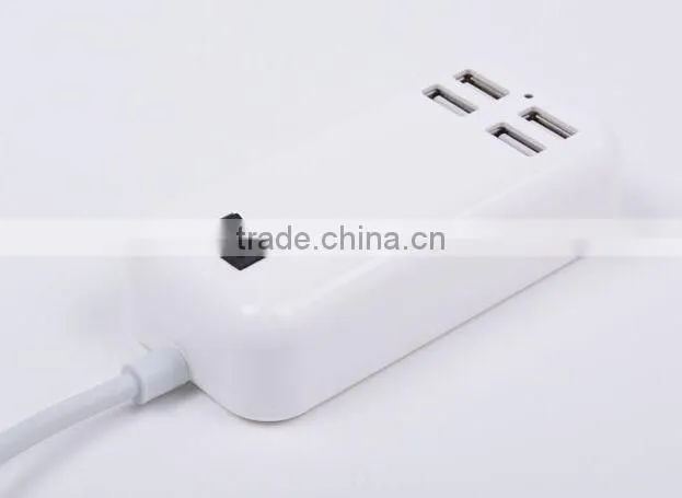 EU Plug 6 Port Wall Home Travel Charger USB Power Adapter Dual usb Car Charger