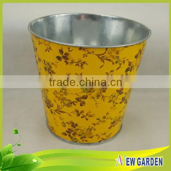 Handicraft Multi-using Excellent Design Flower Printing Home Goods Flower Pots