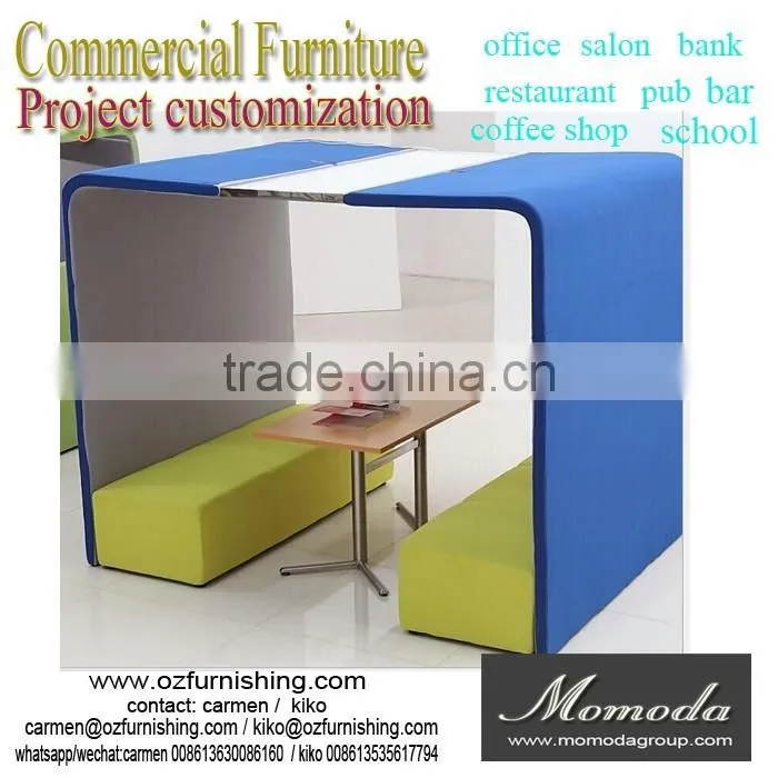 fashion design green cafe shop restaurant high back high seat sofa, VIP room shown room Commercial area Gets stuck sofa set