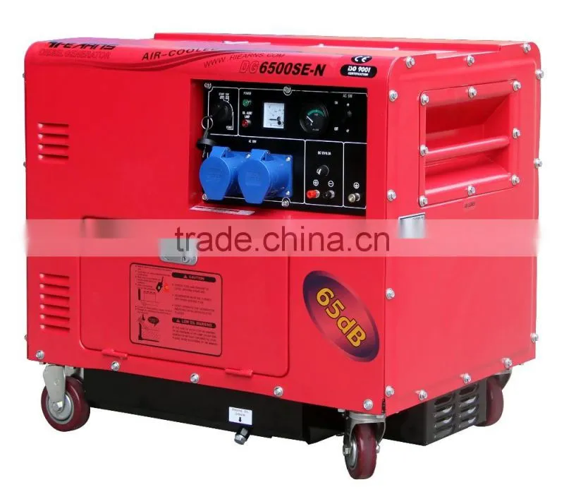 Air cooled 5kW super silent diesel engine generator