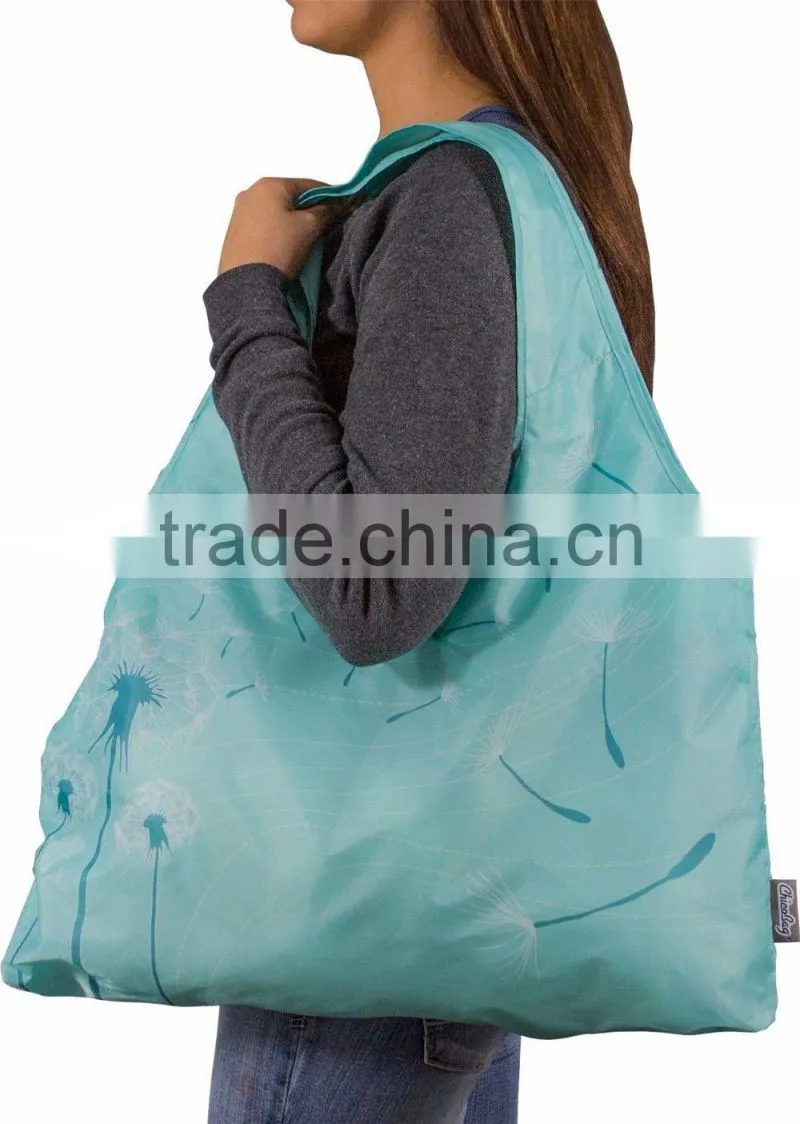 Promotional Foldable Shopping shoulder Reusable Recycle supermarket bags