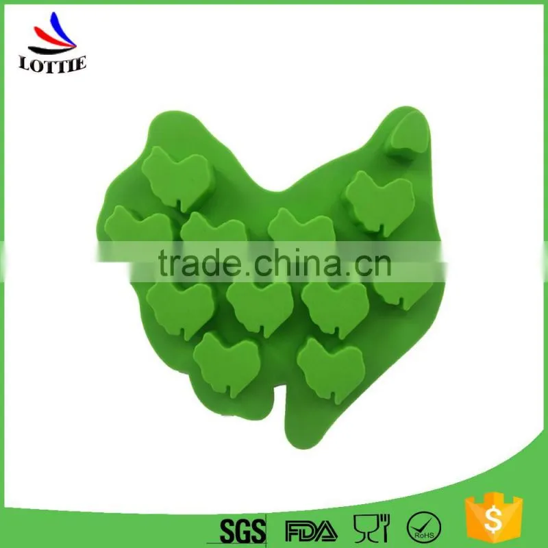 China Manufacturers Food grade rectangle Multi-cavity silicone ice cube tray