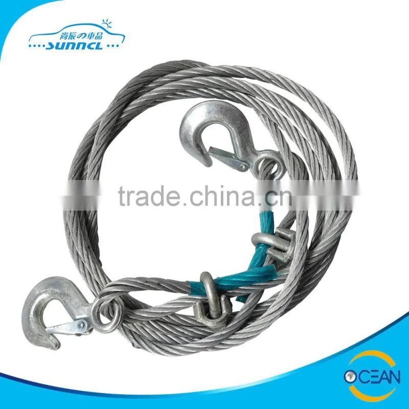 6T 4M Length Car Emergency Elastic Luggage Strap , Car Tow Rope