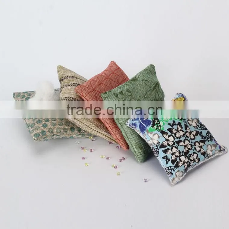 Air freshener type fabric scent sachet, fragrant small bag