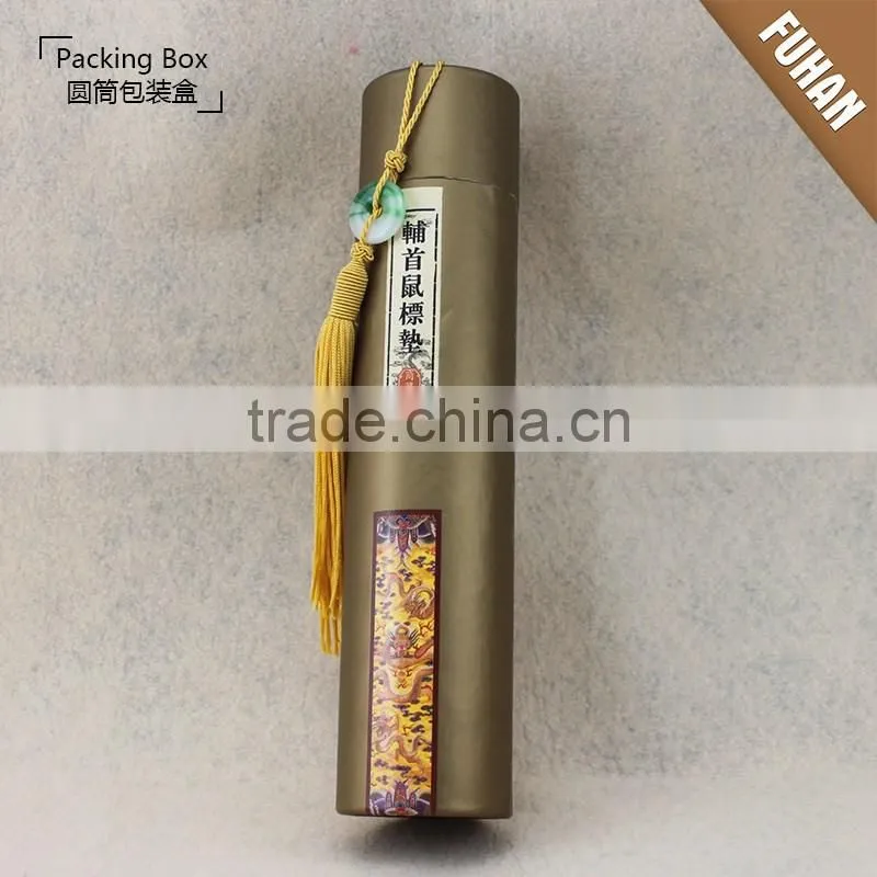 Factory Chinese Style Export Custom Cylinder Gift Paper Box