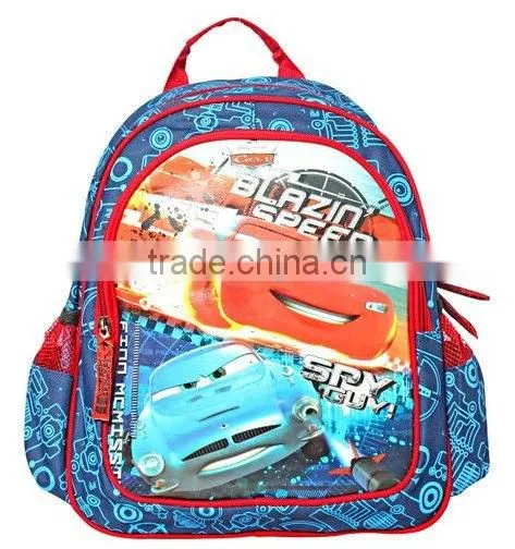 Kids Cartoon Pixar Cars School Bag