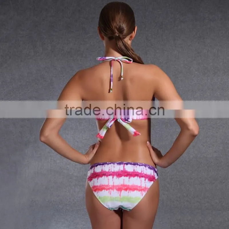 Tri't forward woman swimwear Fashion Bikini Sexy Ladies Lace Up Swimwear and Beachwear