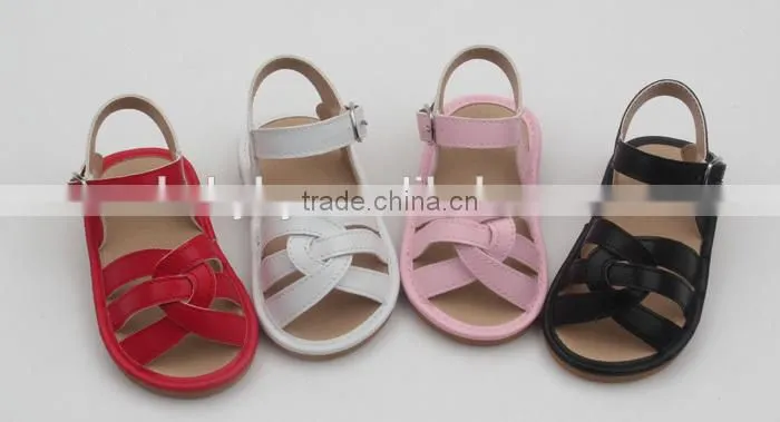Skidproof adorable bird pattern kids wholesale squeaky shoes
